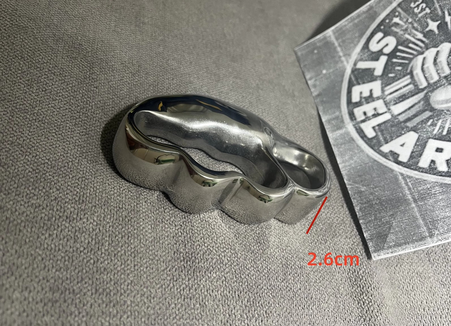 4-Finger Anti-explosionStainless Steel Self-defenseKnuckle Duster EDC