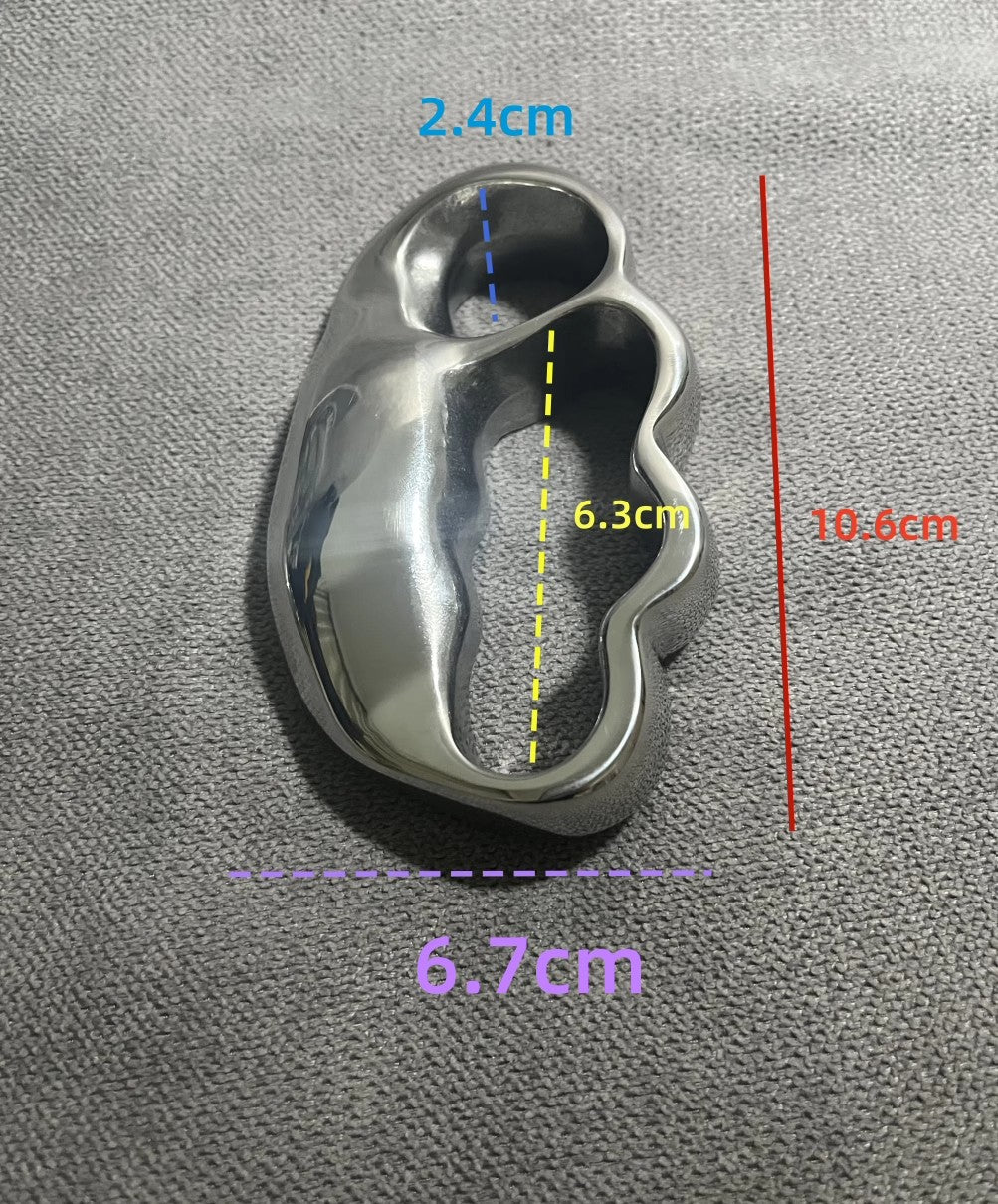 4-Finger Anti-explosionStainless Steel Self-defenseKnuckle Duster EDC