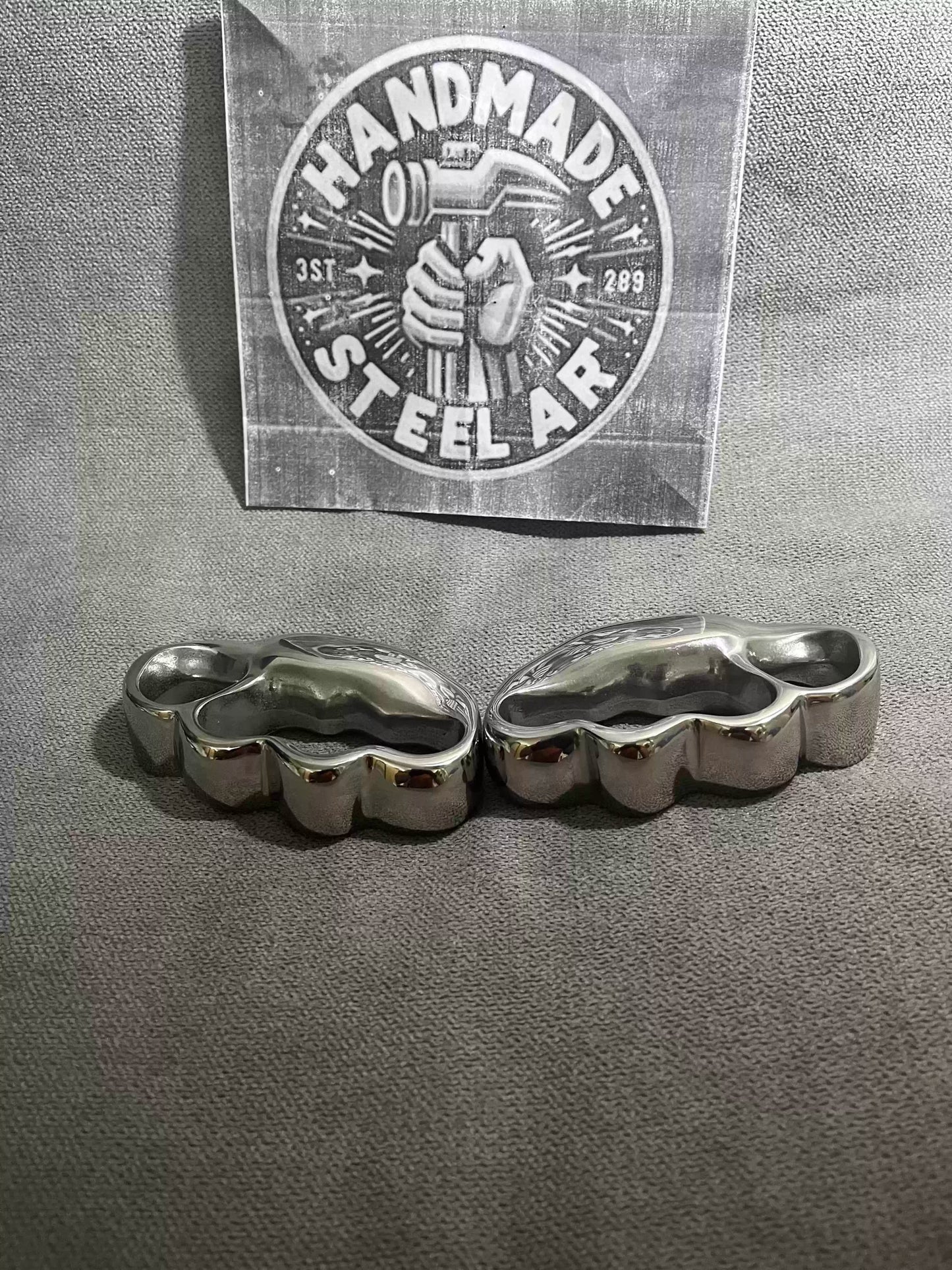 4-Finger Anti-explosionStainless Steel Self-defenseKnuckle Duster EDC