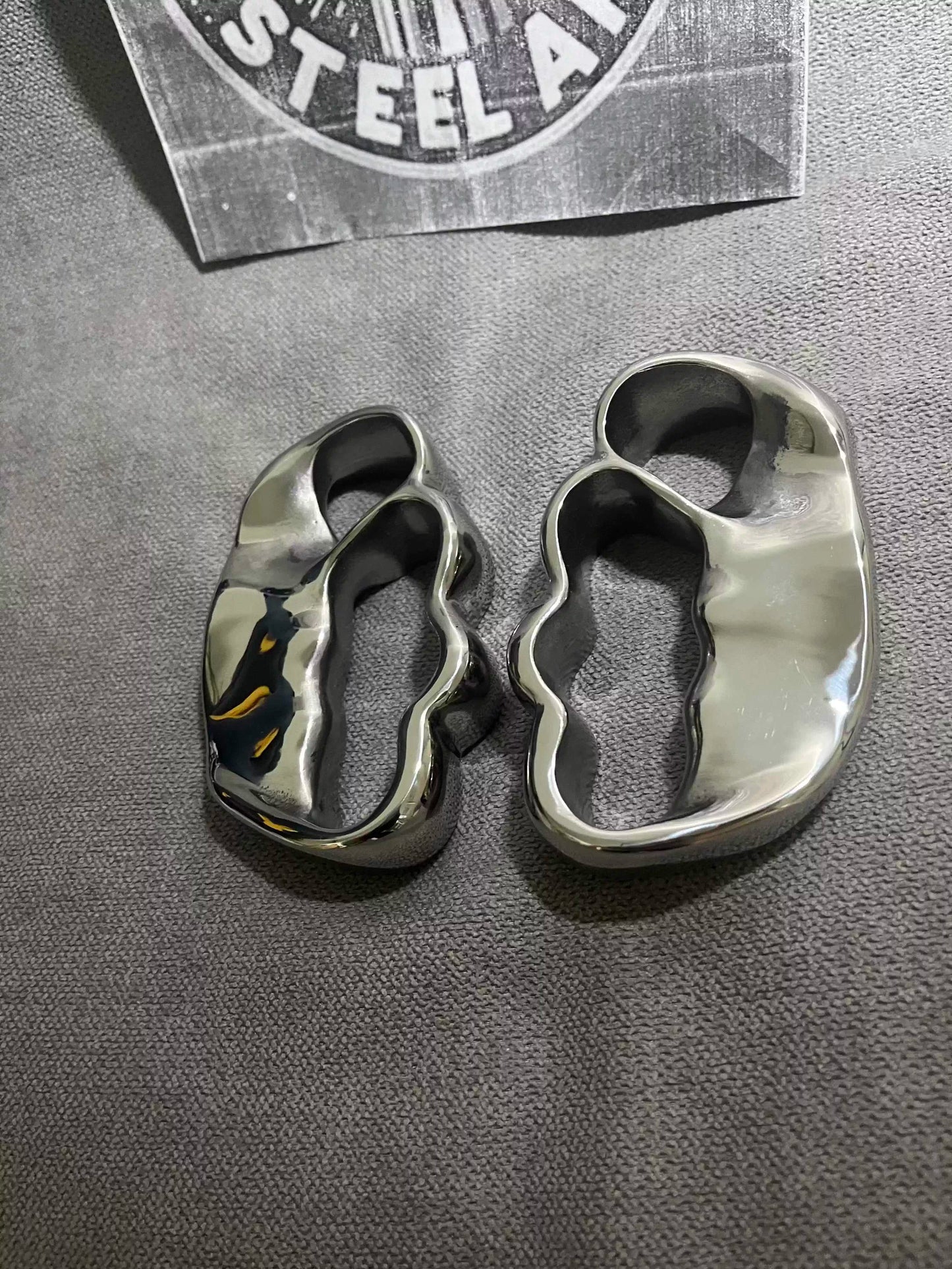 4-Finger Anti-explosionStainless Steel Self-defenseKnuckle Duster EDC