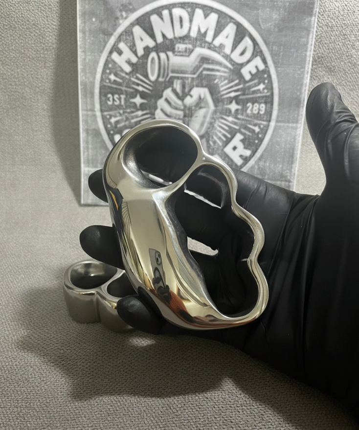 4-Finger Anti-explosionStainless Steel Self-defenseKnuckle Duster EDC