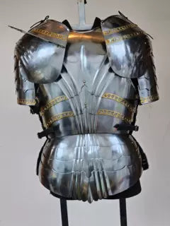European Archduke Gothic Breastplate and Shoulder Armor Set